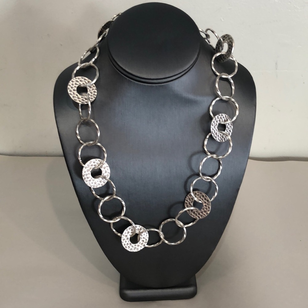 Turkish Silver Pewter blend necklace